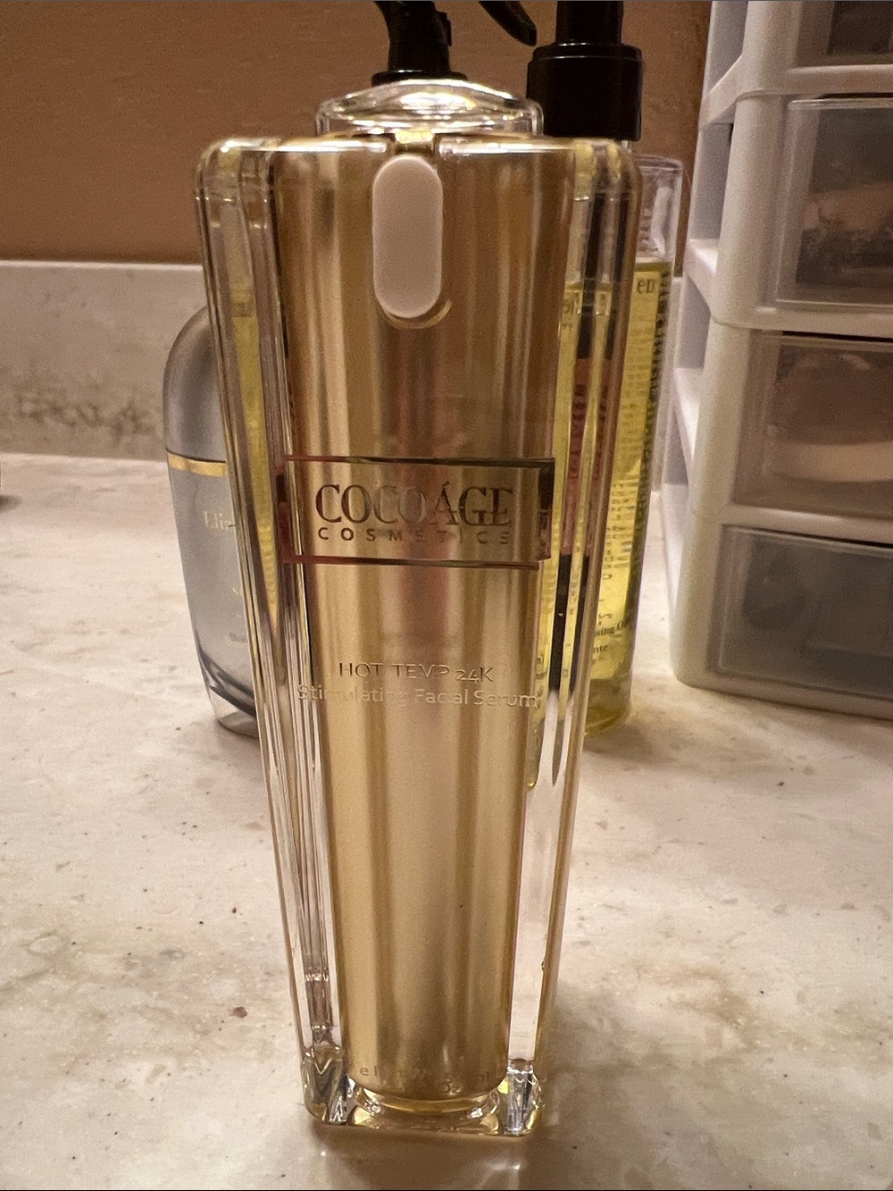 Cocoage cosmetics Hot temp 24k stimulating facial serum